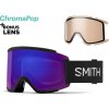 Snowboardové okuliare Smith Squad XL black | cp ev violet miror+cp storm amber 24/25 - Odosielame do 24 hodín