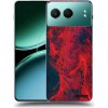 Picasee silikónový čierny obal pre OnePlus Nord 4 - Organic red