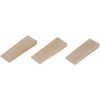 LEVIOR Klínky montážne WOODY 55x20x6-0mm,20ks drevené