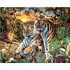 Zuty Diamantové maľovanie TIGER S MLÁĎATKAMI 40x50 cm bez rámu a bez vypnutia plátna