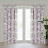 Takoy Záves SHERRY z etamínu s kvetinovou potlačou polopriehľadný-HF-410672 | 140 x 300 cm