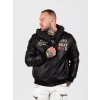 Cipo & Baxx ASPERISSIA pánska bunda CM215 BLACK čierna