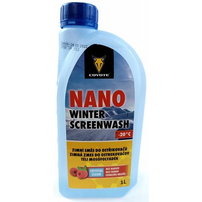 Coyote Nano zimná kvapalina do ostrekovačov bez farbív -20°C 1 l