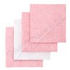 T-TOMI Bambusové žínky 25x25cm 4ks Pink