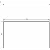 Mexen doska 80 cm biely lesk 91AXX-0804-464-18-00