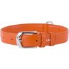 COLLAR Kožený obojok Glamour, 46-60cm/35mm, oranžová