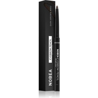 NOBEA Day-to-Day Eyebrow Pencil automatická ceruzka na obočie 02 Dark brown 0,3 g