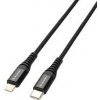 GoGEN USBC8P200MM01 USB-C / Lightning, opletený, 2m, černý