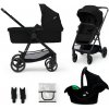 Kinderkraft 3in1 NEWLY classic black + MINK PRO 2023