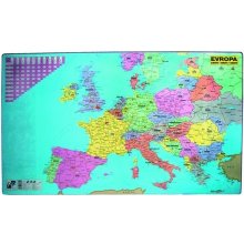 Podložka na stôl mapa Európy 40 x 60 cm