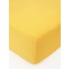 MKLozkoviny.sk Froté plachta do postieľky 70 × 140 cm - horčicová