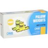ONE FITNESS Záťaže na zápästie a členky WW01 2 x 0,7 kg žlté