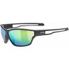Sluneční brýle UVEX SPORTSTYLE 806 BLACK MATT/MIR.GREEN 00098539