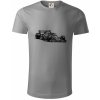 Formula v závode - Tričko z organickej bavlny - 2XL ( Starostrieborná )