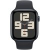 Apple Watch SE (2023) GPS 44 mm hliníkový plášť športové náramok midnight (polnočná čierna) S/M; MRE73QF/A