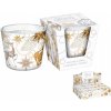 Sviečka v skle GLAMOUR CHRISTMAS - CHARMING WHITE 115g