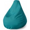 Sablio Sedací vak Pear Zelenomodrá - 140 x 100 x 25 cm