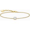 Thomas Sabo A2156-414-14-L19V Gold-plated náramek s bílým zirkonem