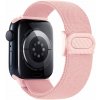 eses Nylonový elastický remínek pro Apple Watch - Růžový 42mm, 44mm, 45mm, 49mm
