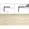 Prechodové lišty A36 - SCHODOVÉ šírka 2,5 x výška 2 x dĺžka 90 cm - dub bielený