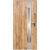 Vchodové dvere Hestia, 90 L, rozmer vr. zárubne: 1000 × 2070 mm, oceľ, ľavé, dub Sonoma, plné, Z71534