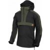 Helikon-Tex WOODSMAN ANORAK JACKET® - ČIERNA / TAIGA GREEN (Outdoorová bunda typu anorak od Helikonu)