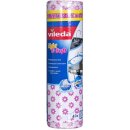 Vileda Light & Soft utierky v rolke biela s kvietkami 40 ks