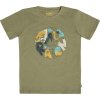 FJÄLLRÄVEN Kids Forest Findings T-shirt Light Olive - 128