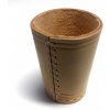 Kockový pohár kožený