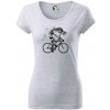 Gravel Bike - kostra - Dámske tričko Pure - S ( Svetlosivý melír )