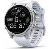 Garmin fenix® 8 - 43 mm, AMOLED, strieborná/biela, silikónový remienok