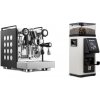 Rocket Espresso Appartamento, black/white + Rancilio STILE, white