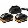 Procraft PBC-Set 2 sada batérií 20V 2x 4A + 1x nabíjačka