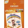 CANSON Kids skicár 120g, 30 listov - 10 farieb, A4