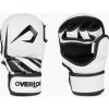 Overlord Sparring MMA grapplingové rukavice z prírodnej kože biele 101003-W/M