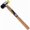 Kraft-Dele Gumené plastové kladivo 30 mm s drevenou rukoväťou KD903