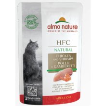 Almo nature HFC jelly cat filety z tuniaka s krevetami 6 x 55 g