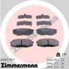 Sada brzdových platničiek kotúčovej brzdy OTTO ZIMMERMANN 24653.175.1