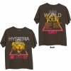 Def Leppard tričko Hysteria World Tour Hnedá L
