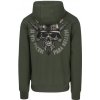 Pitbull West Coast pánska mikina na zips s kapucňou Para Bellum old green Veľkosť: XXL, Farba: zelená
