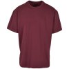 Build Your Brand pánske tričko Heavy Oversize Tee cherry