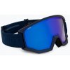 Lyžiarske okuliare UVEX Athletic FM navy matt/mirror blue green