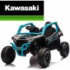 JOKO Elektrické autíčko Buggy Kawasaki TERYX KRX1000 4x4, penové kolesá, kožené sedadlo, modré