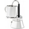 GSI Outdoors Stainless Mini Espresso 1 cup Šedá nerezový set