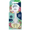Glade Electric Scented Oil Exotic Tropical Blossoms vôňa s tónmi monoi kvetov a kokosového mlieka tekutá náplň do elektrického osviežovača vzduchu 20 ml
