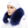 Sikora Kožušinový lem na kapucňu - golier medvedíkovec snowtop modrý M 27/6 (60 cm)