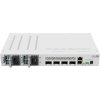 Mikrotik Cloud Switch CRS504-4XQ-IN, 650 MHz CPU, 64 MB RAM, 1x LAN, 4x QSFP28, 2x PSU, L5