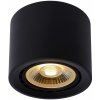 Lucide 09921/12/30 stropné bodové svietidlo Fedler 1x12W | LED GU10 | 820lm | 2200K / 3000K - žiarovka je súčasťou balenia, čierna, stmievateľné, CCT