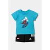 Detská bavlnená súprava adidas MRVL JC6259 modrá 74