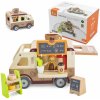 Viga Toys VIGA Food truck Drevené auto Café Cukráreň